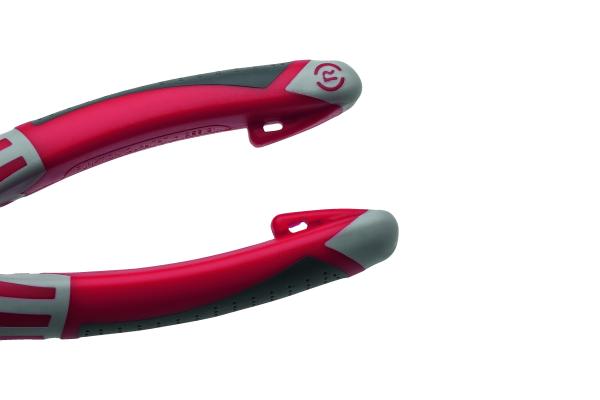 NWS Langbeck Rundzange 2K 160mm mattchrom